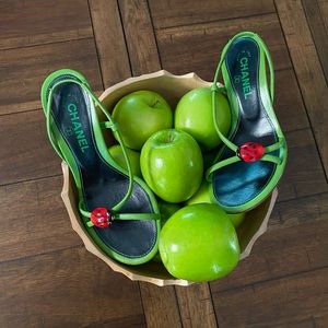 Vintage Chanel Ladybug Heels